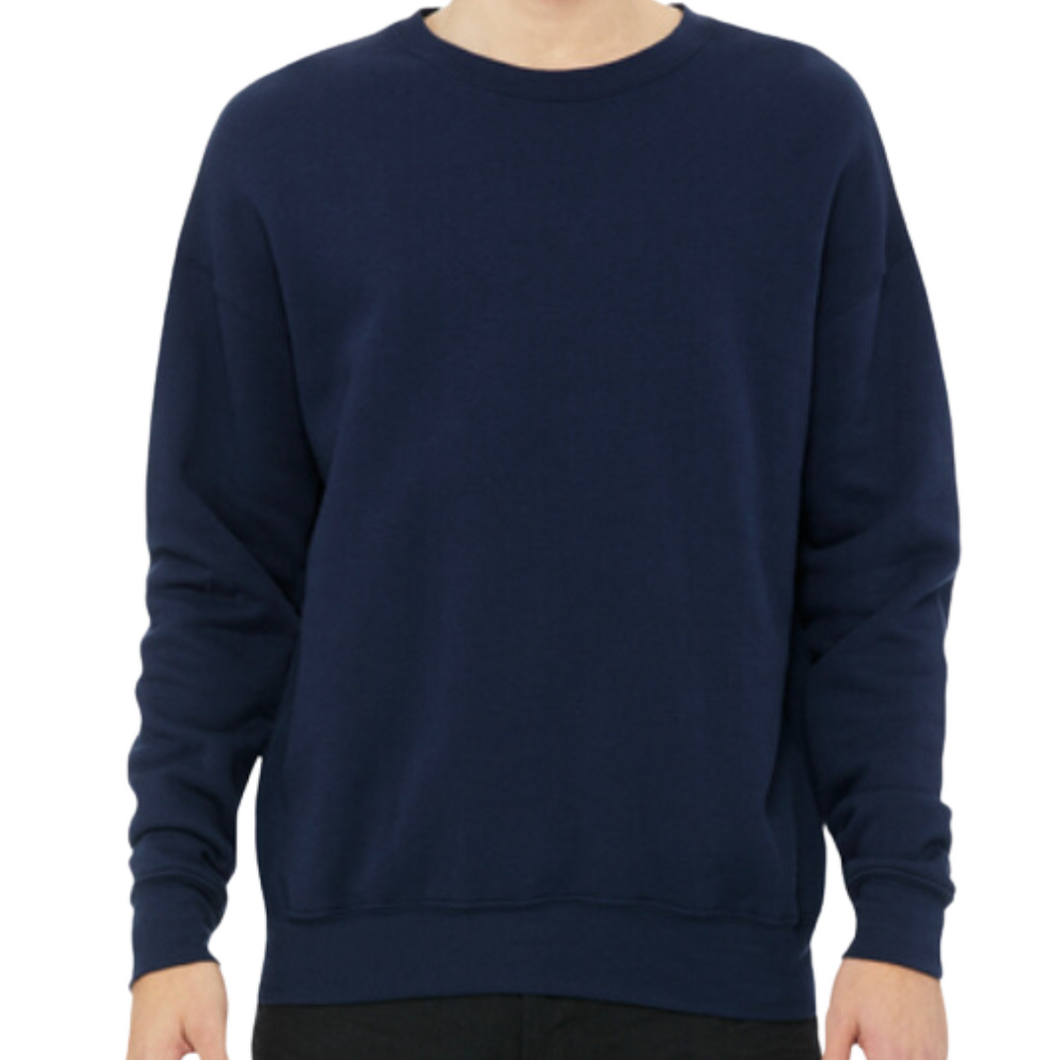 Adult Unisex Crewneck Sweatshirt with College Dawson Logo - 8 color choices